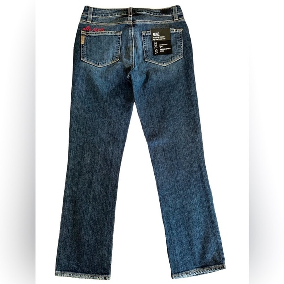 PAIGE Jacqueline Straight Crop Elle Reve High Rise Jeans. Tags no longer on. - Picture 5 of 13
